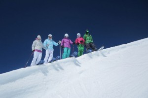 Skiing with an Olympian