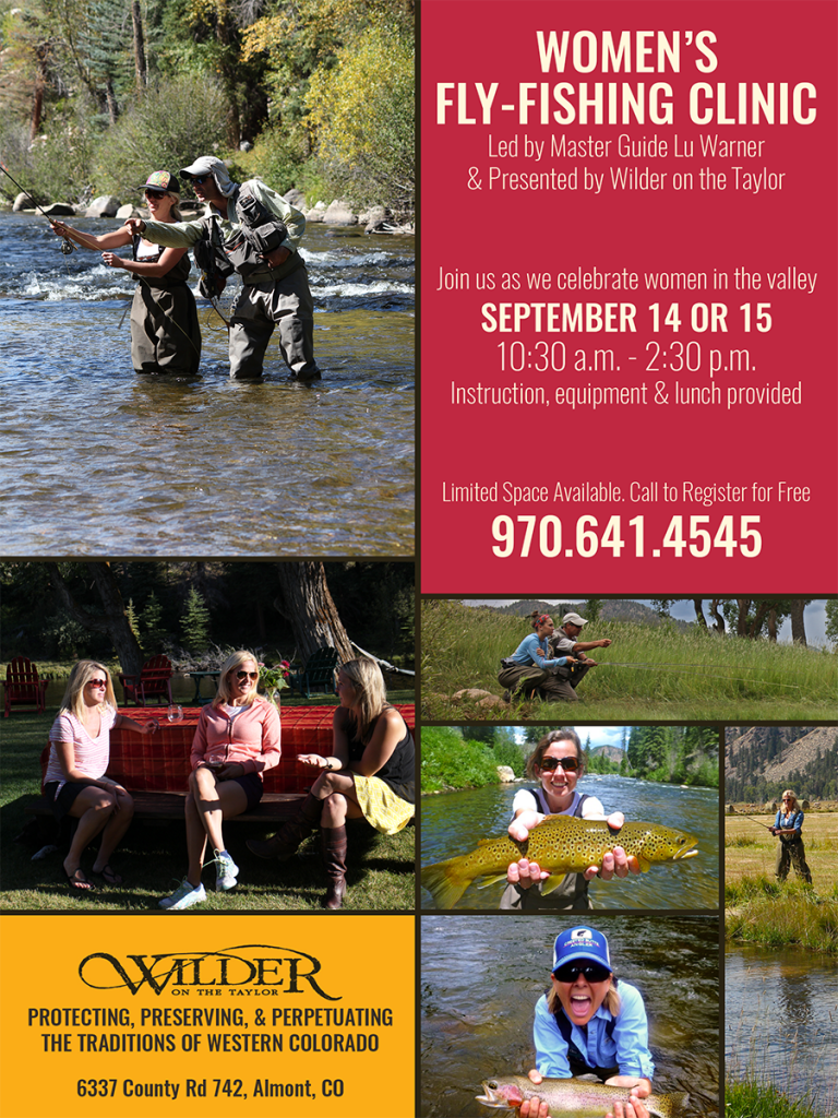 Women fly fishing clinic