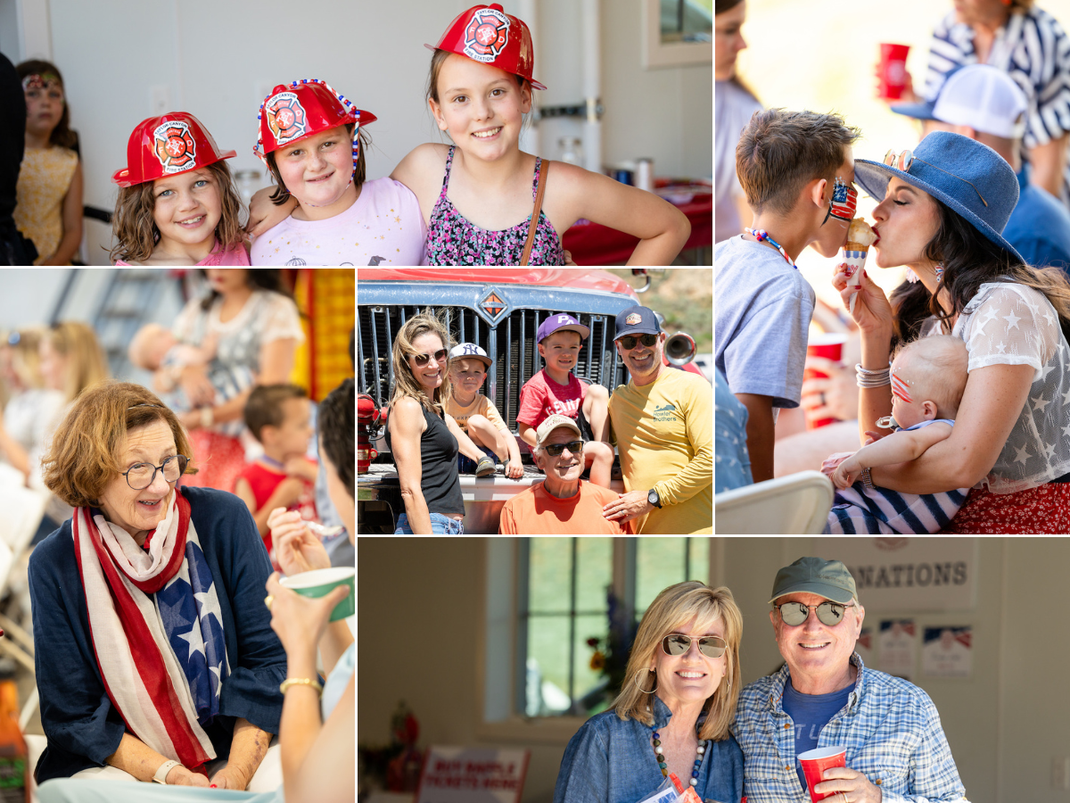 Taylor Canyon Fire Station First Anniversary Photo Collage